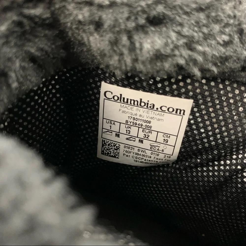Columbia girls youth winter boot